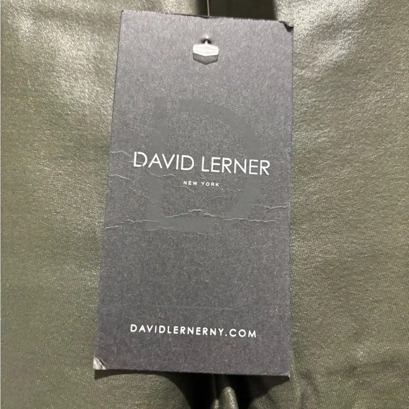 David Lerner Olive Green Coated Classic Legging - Picture 5 of 5